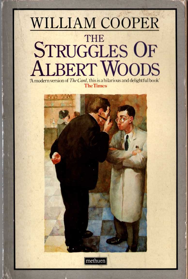 William Cooper  THE STRUGGLES OF ALBERT WOOD front book cover image