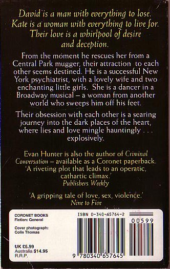 Evan Hunter  PRIVILEGED CONVERSATION magnified rear book cover image