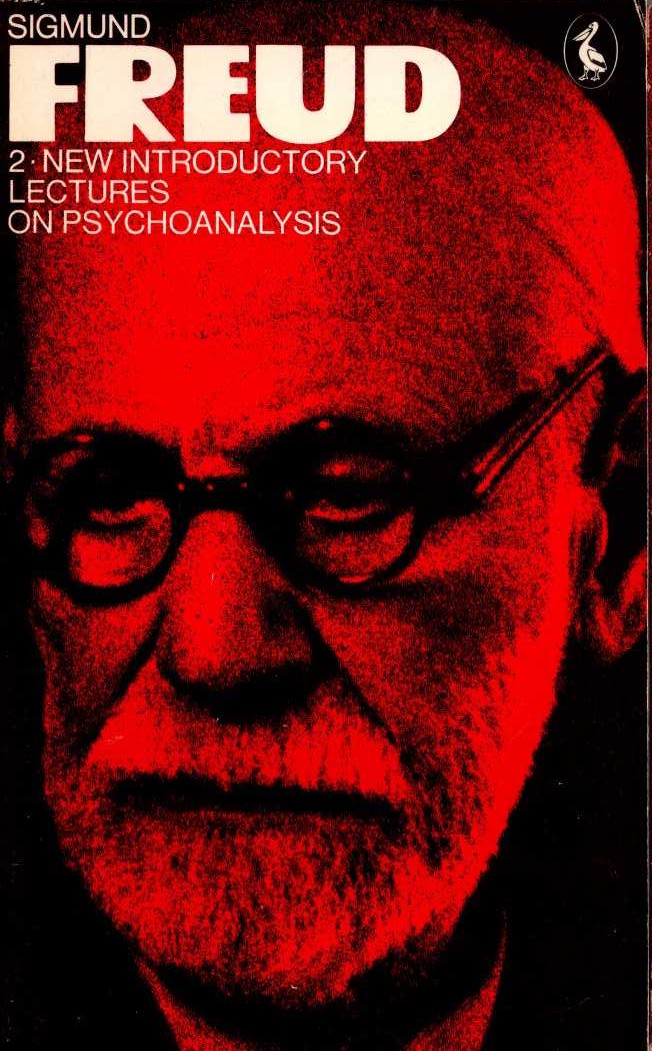 Sigmund Freud  NEW INTRODUCTORY LECTURES ON PSYCHOANALYSIS front book cover image