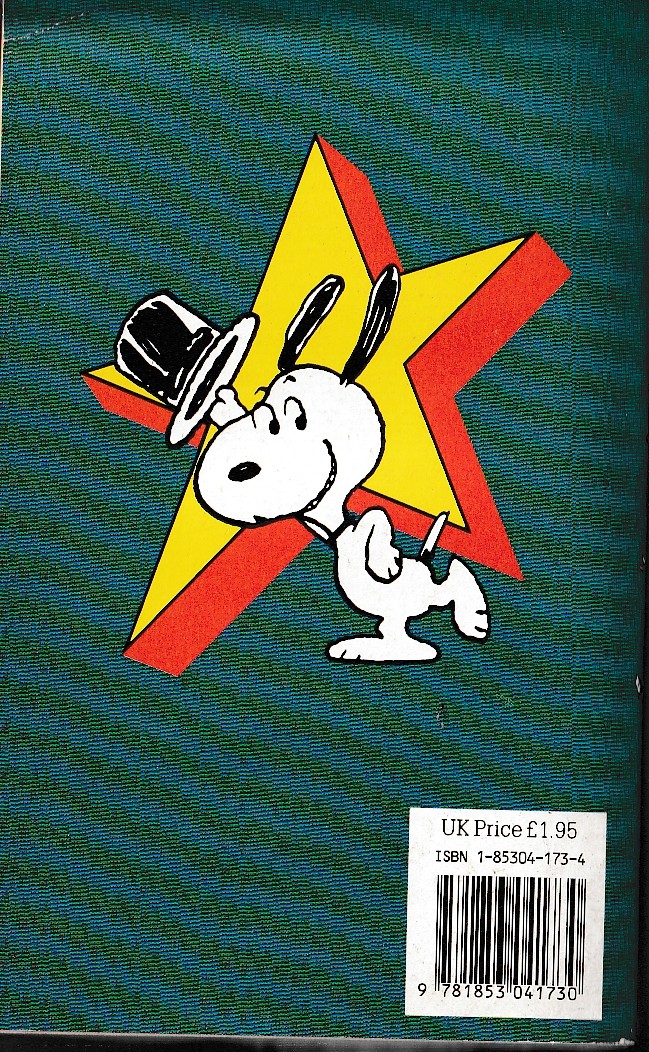 Charles M. Schulz  SNOOPY STARS IN BROTHERLY LOVE magnified rear book cover image