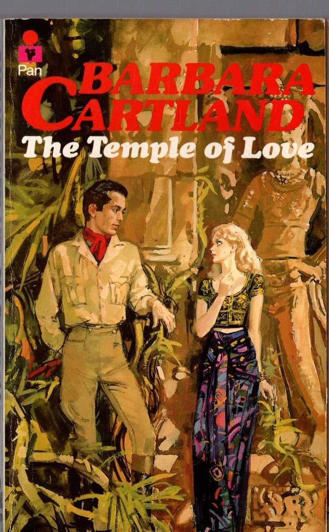 Barbara Cartland  THE TEMPLE OF LOVE front book cover image