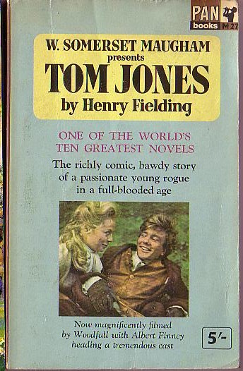 Henry Fielding  TOM JONES (Albert Finney) front book cover image