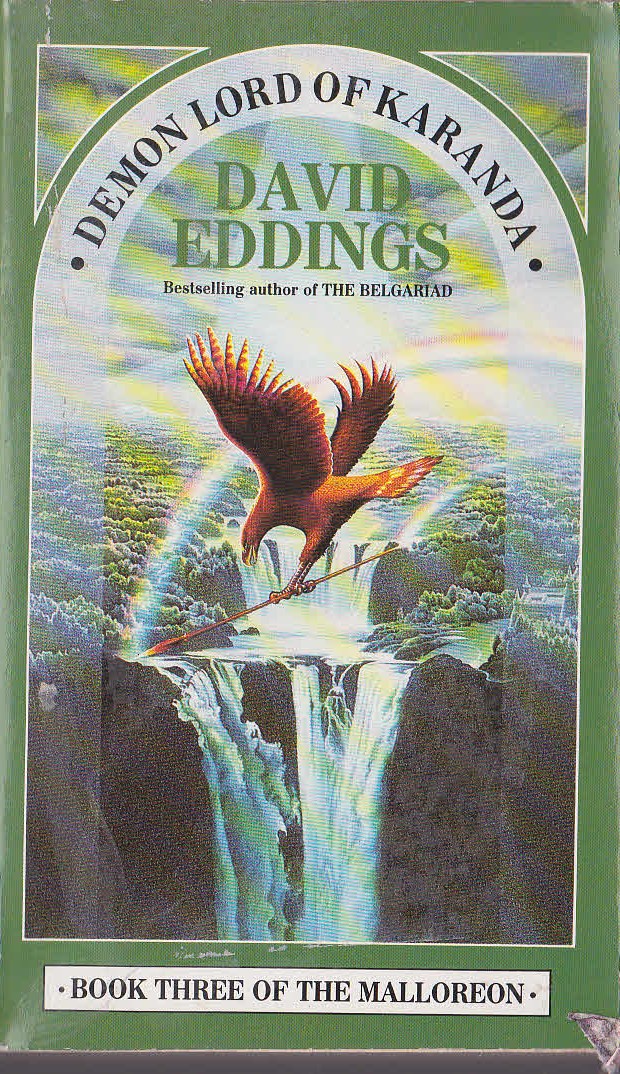 David Eddings  DEMON OF KARANDA front book cover image