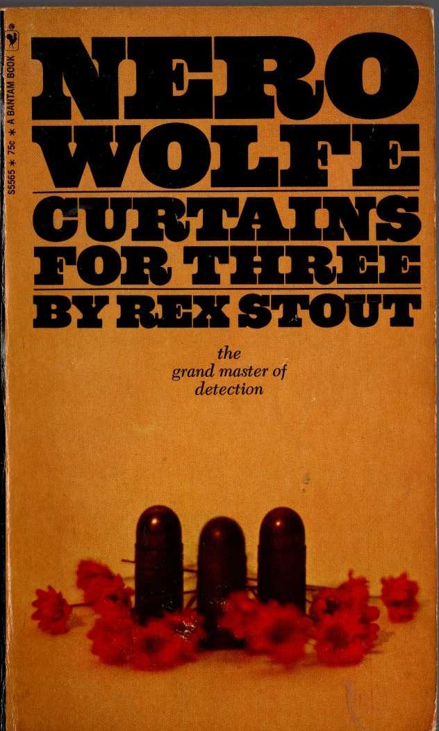 Rex Stout  CURTAINS FOR THREE front book cover image