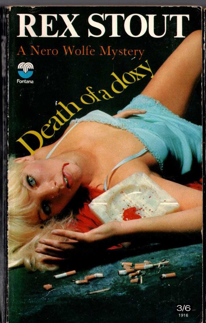 Rex Stout  DEATH OF A DOXY front book cover image