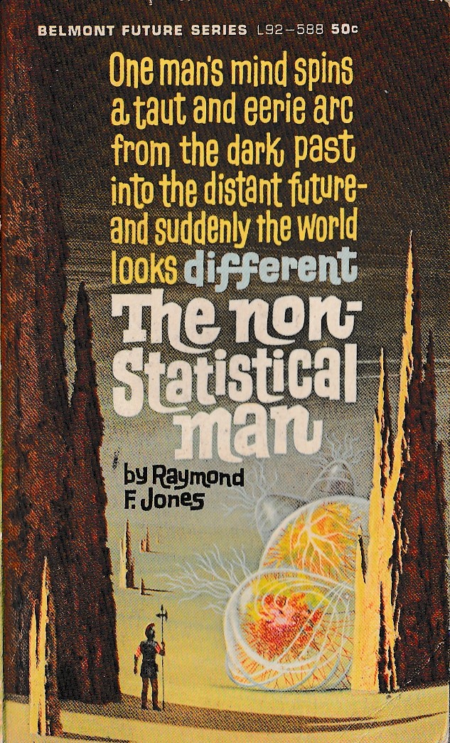 Raymond F. Jones  THE NON-STATISTICAL MAN front book cover image