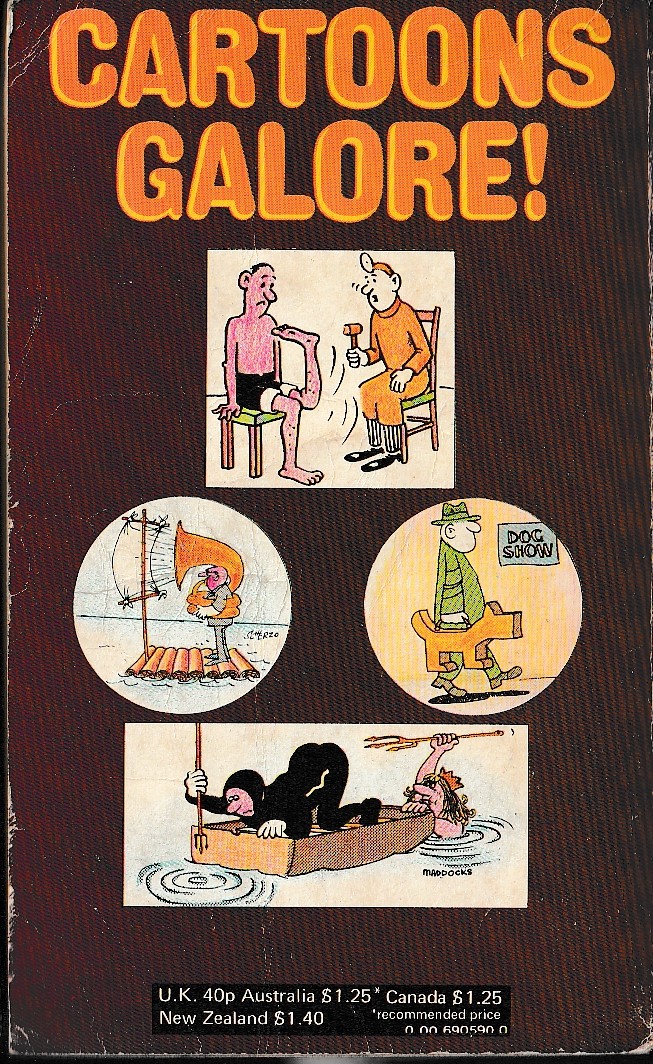 Mary Danby (Selects) THE ARMADA BOOK OF CARTOONS magnified rear book cover image