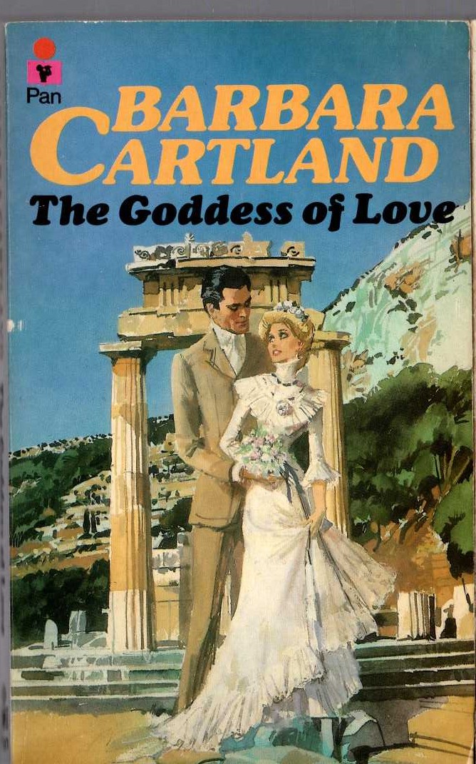 Barbara Cartland  THE GODDESS OF LOVE front book cover image