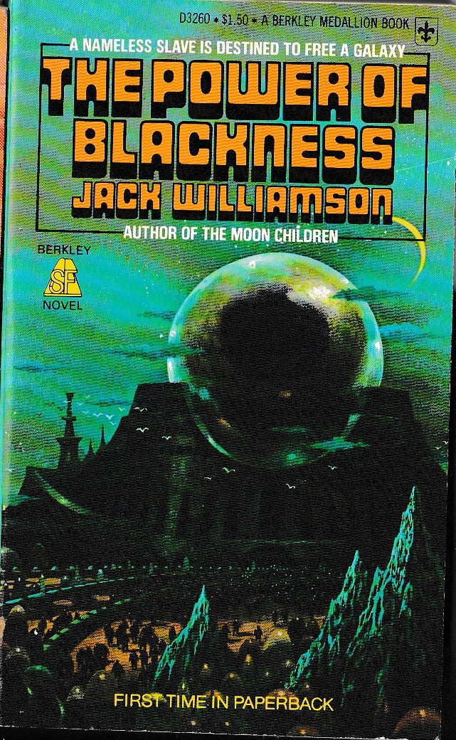 Jack Williamson  THE POWER OF BLACKNESS front book cover image