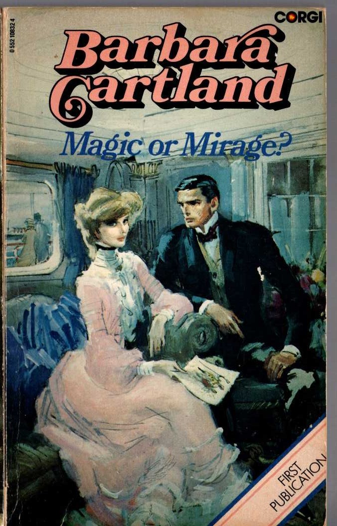Barbara Cartland  MAGIC OR MIRAGE? front book cover image