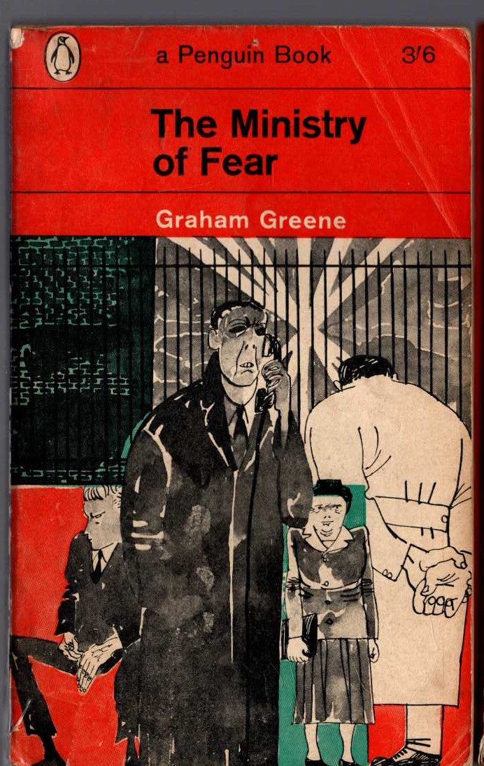Graham Greene  THE MINISTRY OF FEAR front book cover image