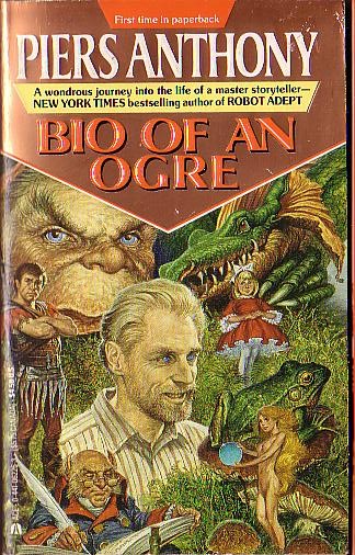 Piers Anthony  BIO OF AN OGRE (Autobiography) front book cover image