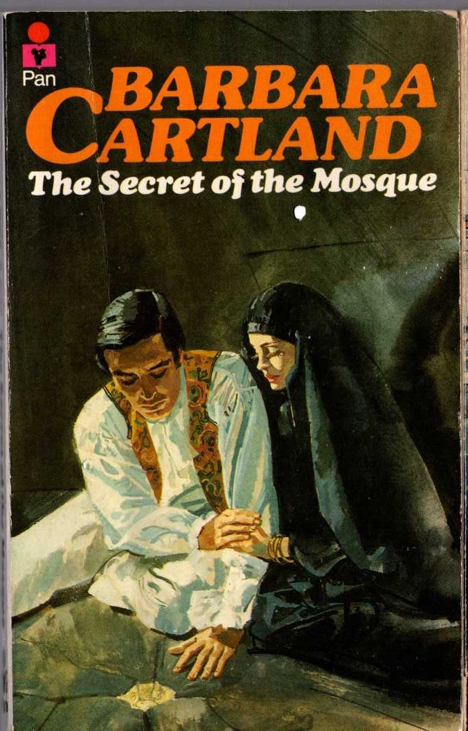 Barbara Cartland  THE SECRET OF THE MOSQUE front book cover image