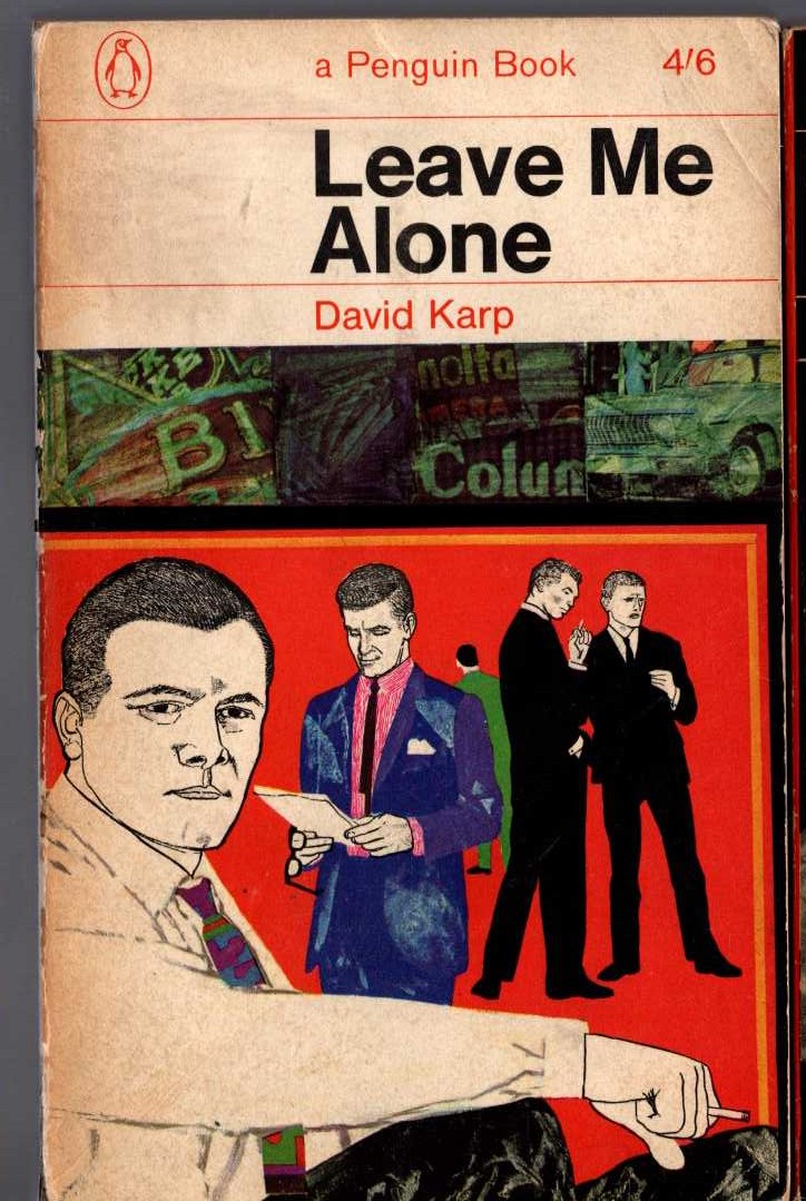 David Karp  LEAVE ME ALONE front book cover image