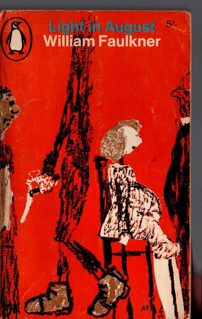 William Faulkner  LIGHT IN AUGUST front book cover image