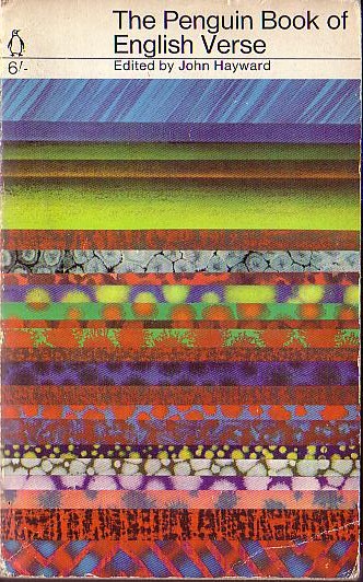 John_ Hayward THE PENGUIN BOOK OF ENGLISH VERSE<BR>
    Penguin rpt.1968 (484pp) front cover image