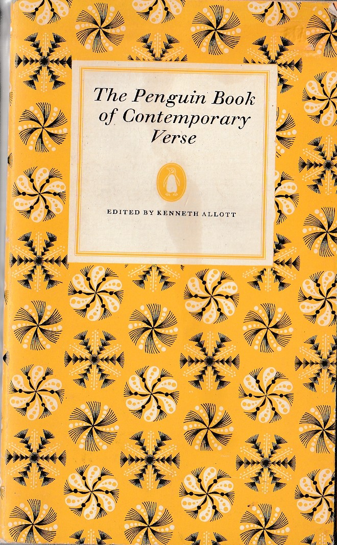 Kenneth Allott (Edits) THE PENGUIN BOOK OF CONTEMPORARY VERSE [1918-1960] front book cover image