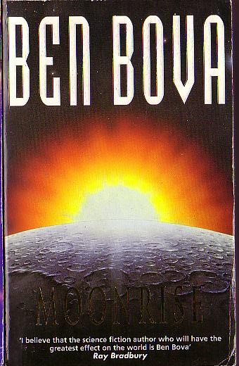 Ben Bova  MOONRISE front book cover image