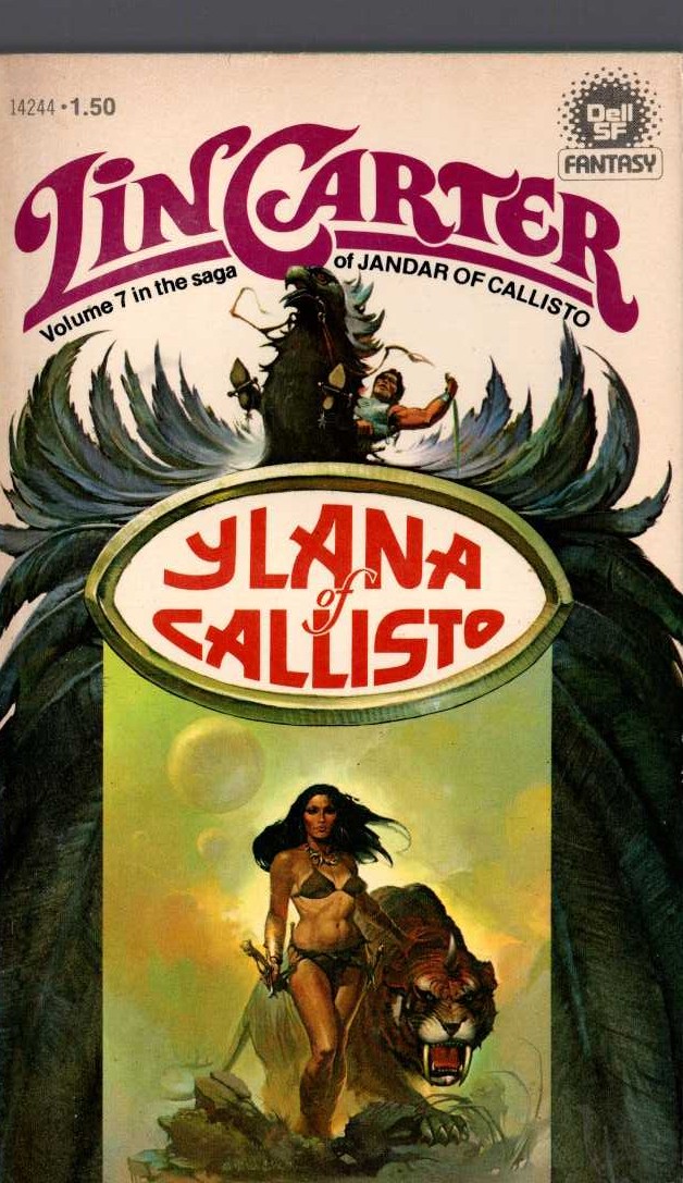 Lin Carter  YLANA OF CALLISTO front book cover image