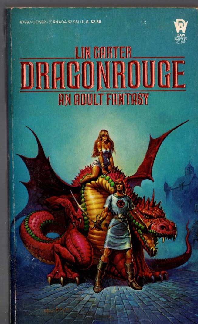 Lin Carter  DRAGONROUGE front book cover image