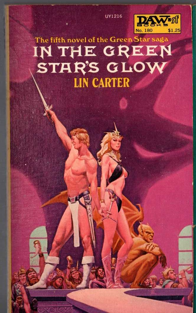 Lin Carter  IN THE GREEN STAR'S GLOW front book cover image
