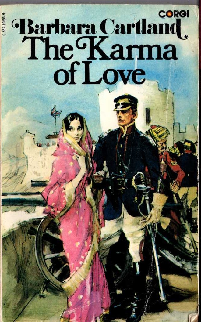 Barbara Cartland  THE KARMA OF LOVE front book cover image