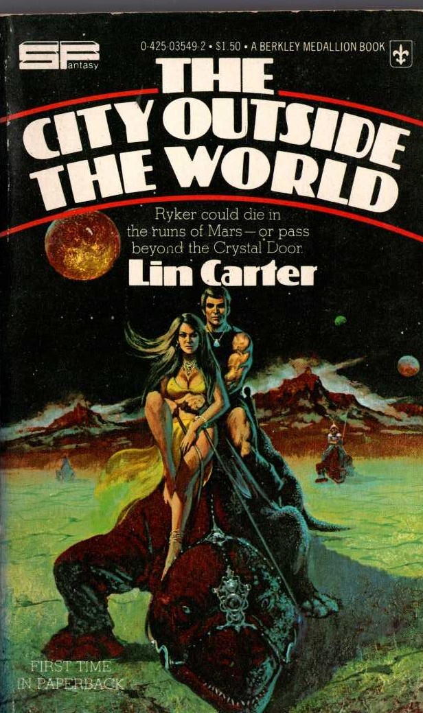Lin Carter  THE CITY OUTSIDE THE WORLD front book cover image