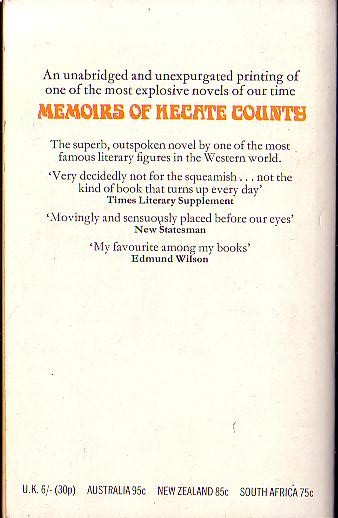 Edmund Wilson  HECATE COUNTRY magnified rear book cover image