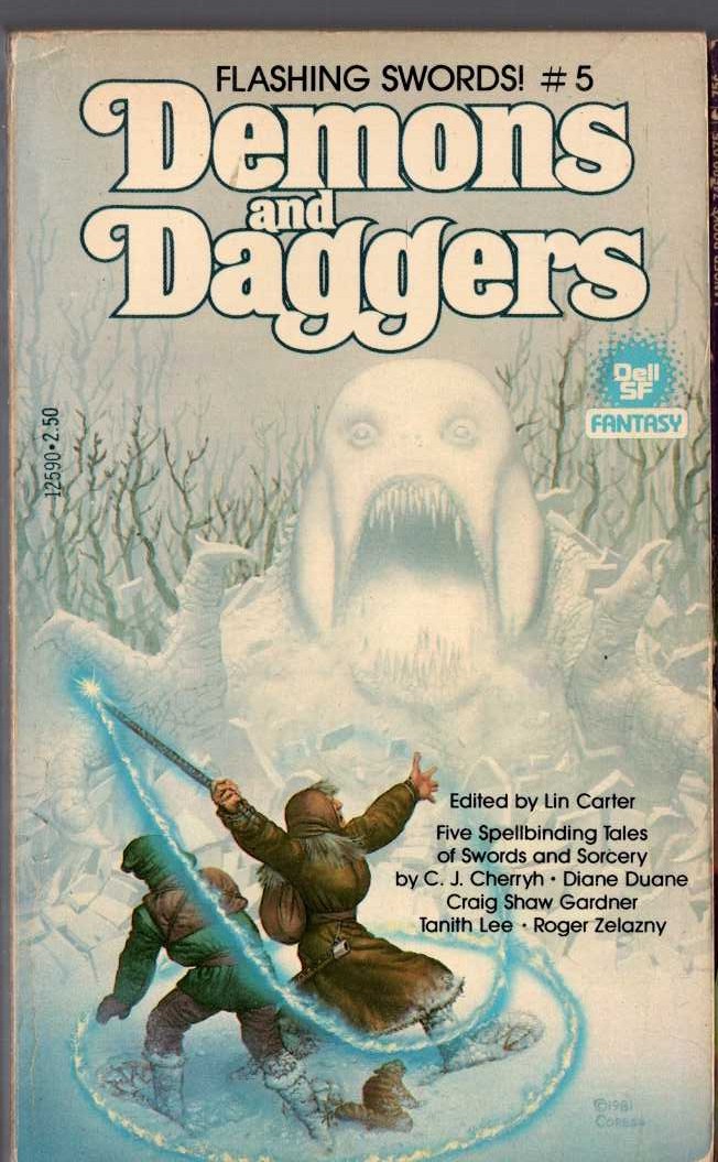 Lin Carter (edits) FLASHING SWORDS #6: DEMONS AND DAGGERS front book cover image