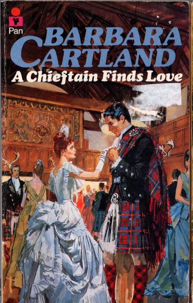 Barbara Cartland  A CHIEFTAIN FINDS LOVE front book cover image
