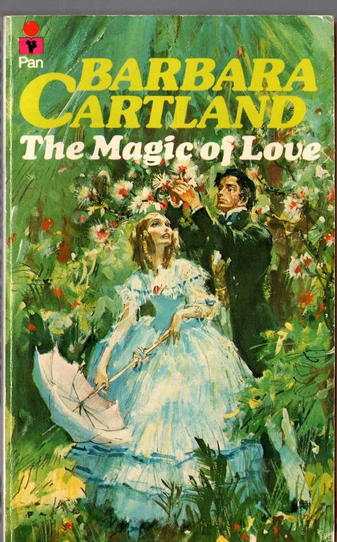 Barbara Cartland  THE MAGIC OF LOVE front book cover image