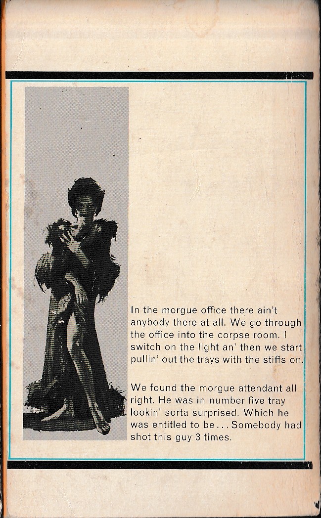 Peter Cheyney  CAN LADIES KILL? magnified rear book cover image