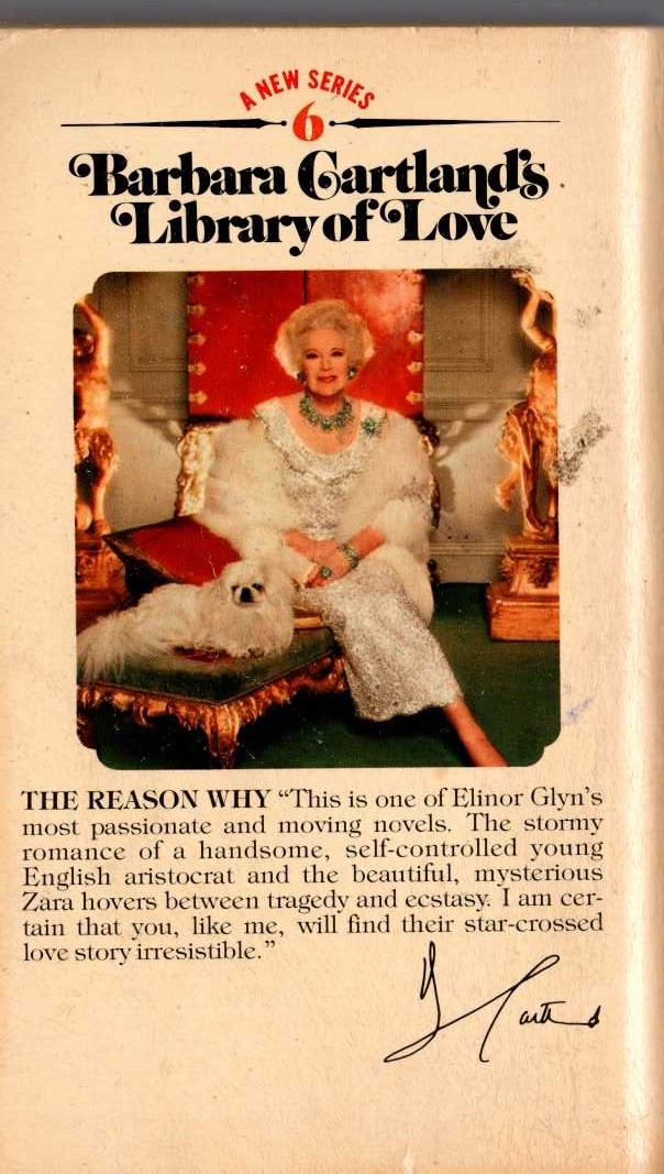Elinor Glyn  THE REASON WHY magnified rear book cover image