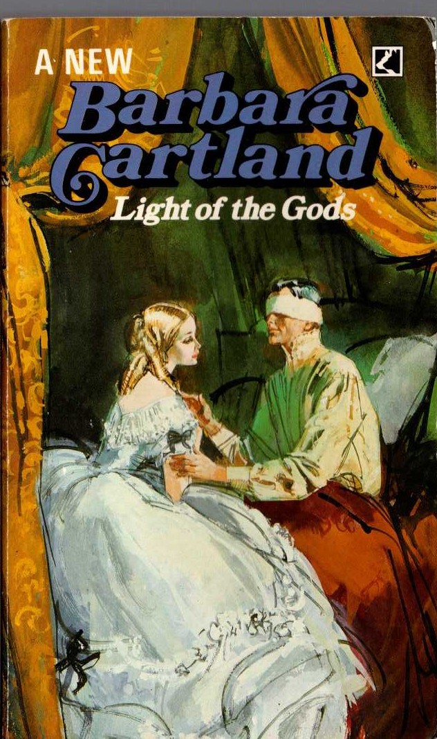Barbara Cartland  LIGHT OF THE GODS front book cover image