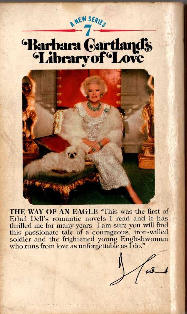 Ethel M. Dell  THE WAY OF AN EAGLE magnified rear book cover image