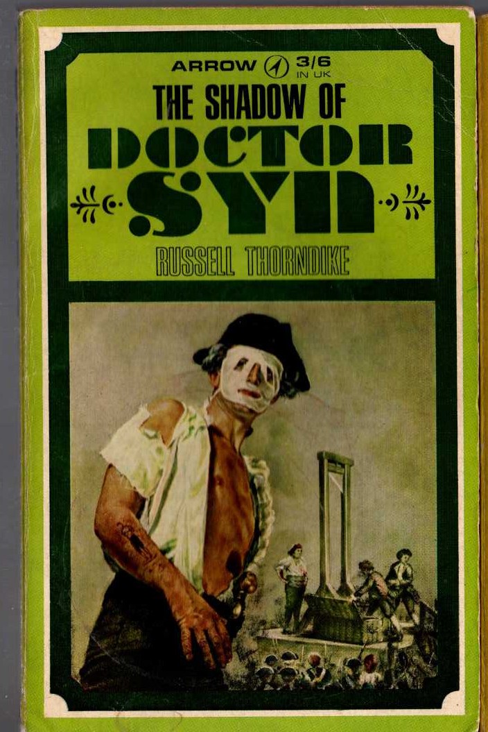 Russell Thorndike  THE SHADOW OF DOCTOR SYN front book cover image