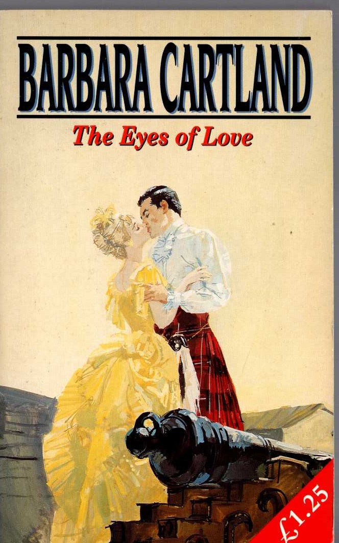 Barbara Cartland  THE EYES OF LOVE front book cover image