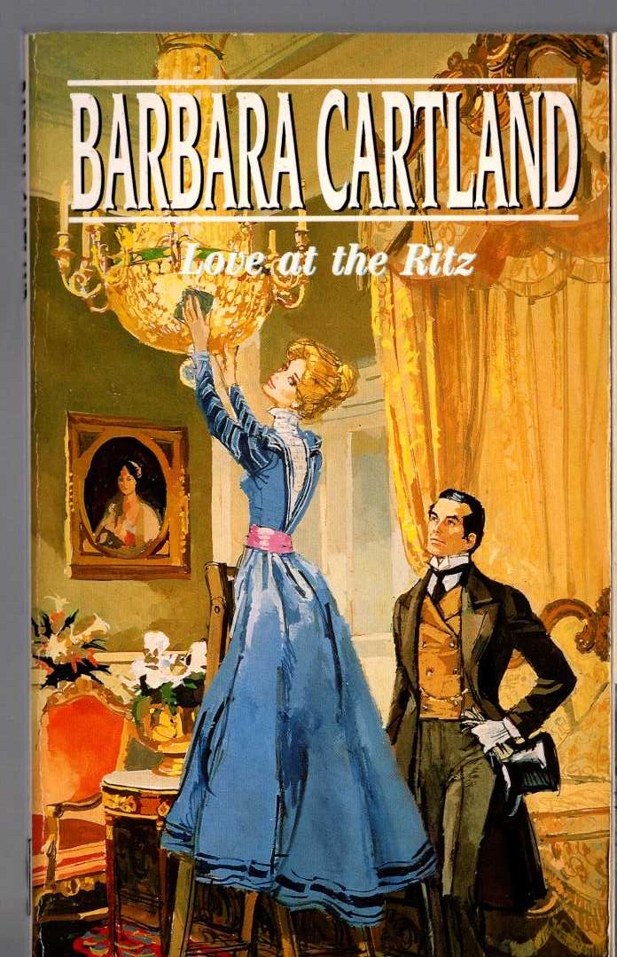 Barbara Cartland  LOVE AT THE RITZ front book cover image