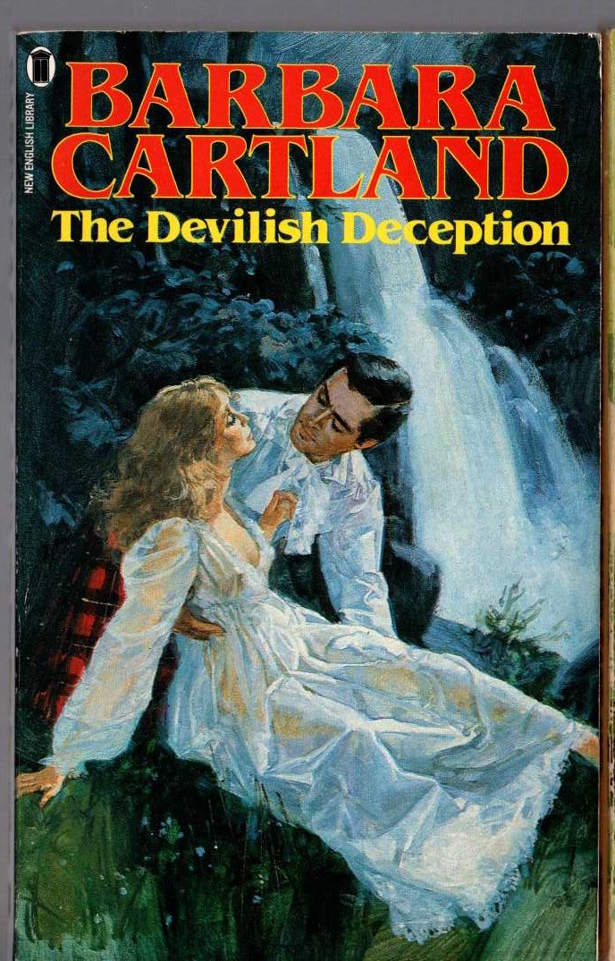 Barbara Cartland  THE DEVILISH DECEPTION front book cover image