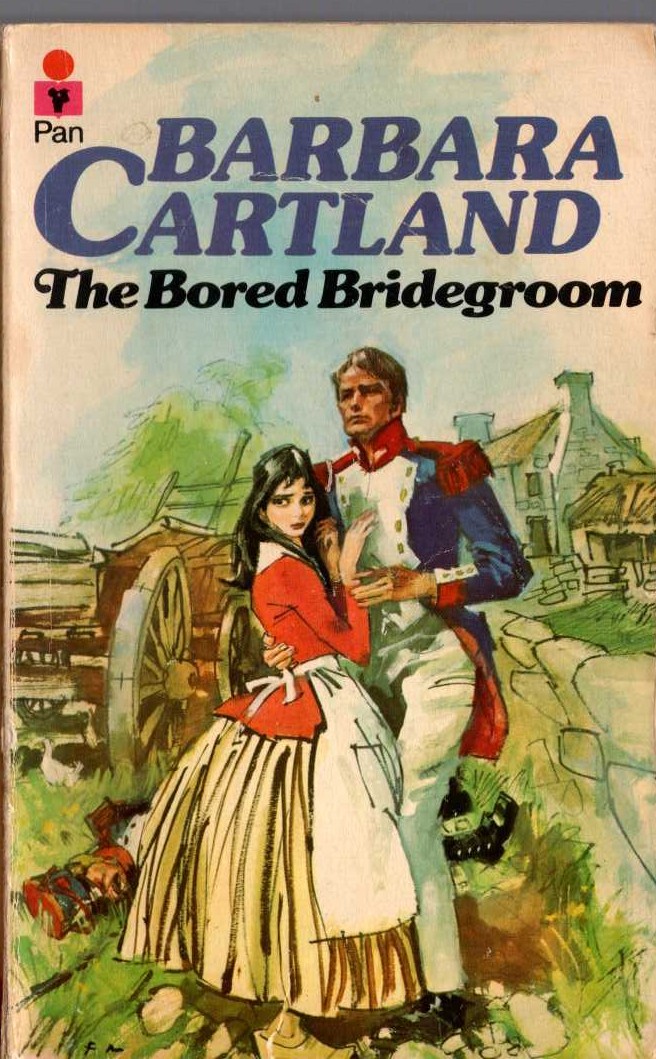 Barbara Cartland  THE BORED BRIDEGROOM front book cover image