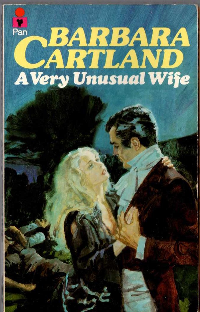 Barbara Cartland  A VERY UNUSUAL WIFE front book cover image