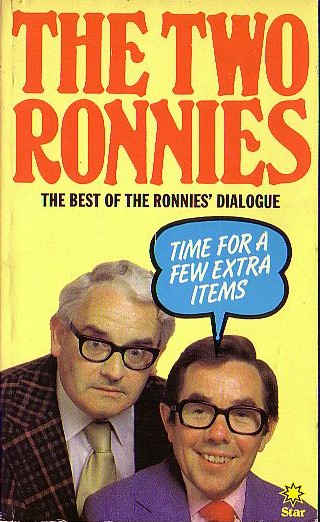 The Two Ronnies  TIME FOR A FEW EXTRA ITEMS front book cover image
