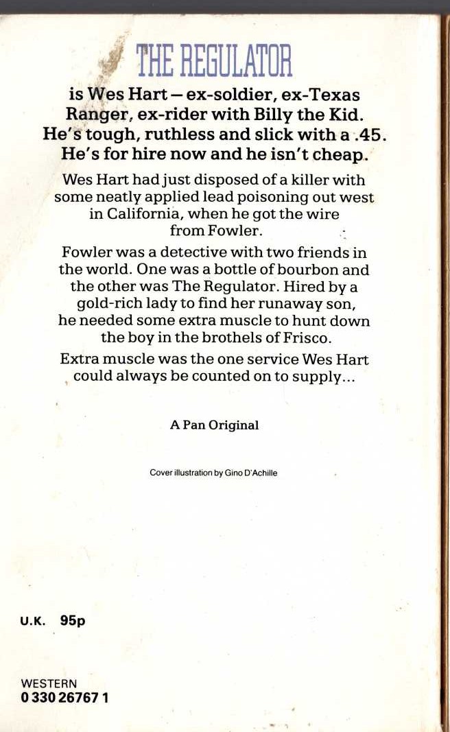 John B. Harvey  HART 9: CALIFORNIA BLOODLINES magnified rear book cover image