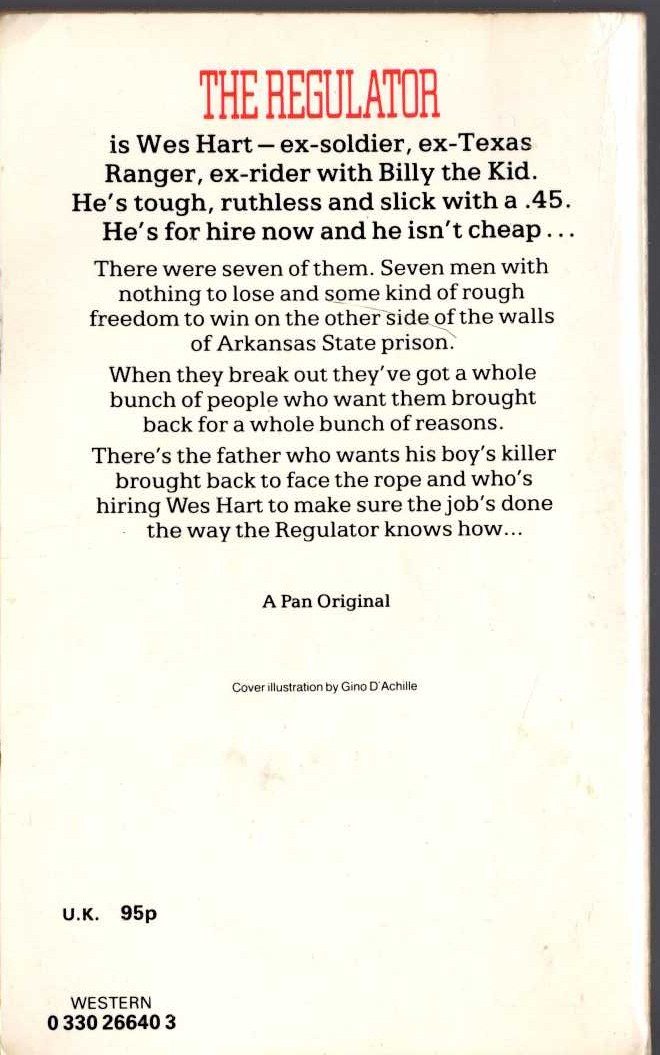 John B. Harvey  HART 7: ARKANSAS BREAKOUT magnified rear book cover image