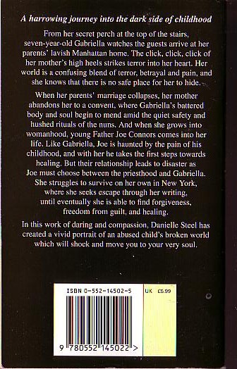 Danielle Steel  THE LONG ROAD HOME magnified rear book cover image