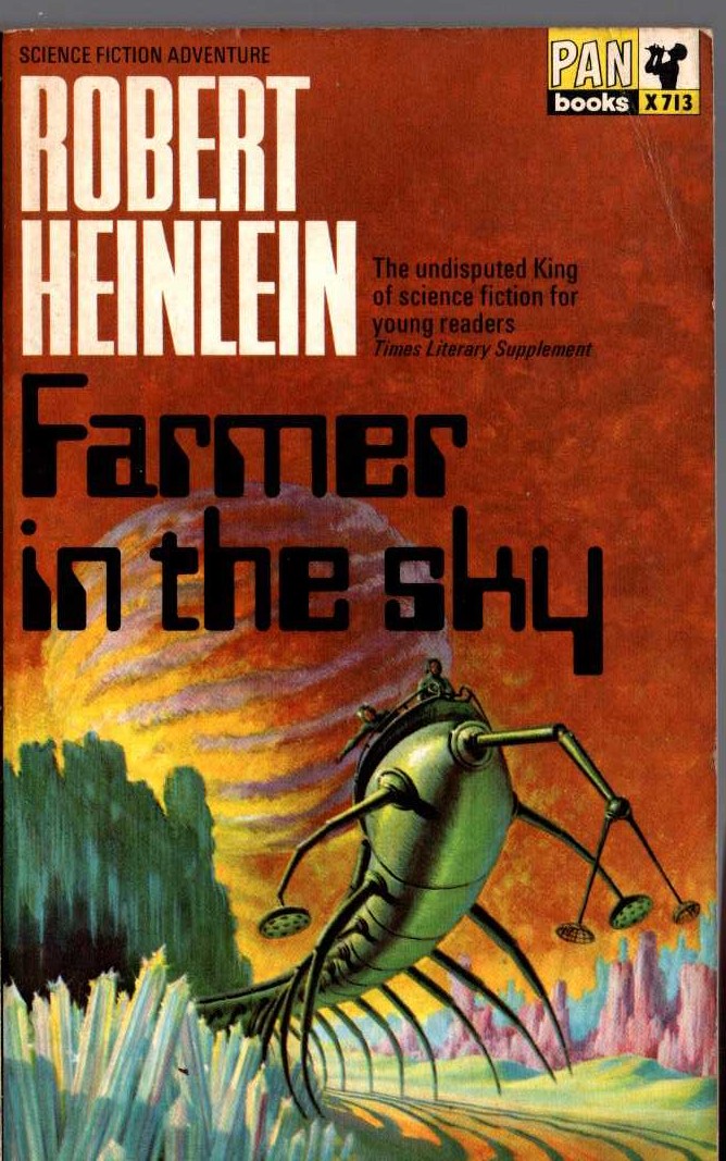 Robert Heinlein  FARMER IN THE SKY front book cover image