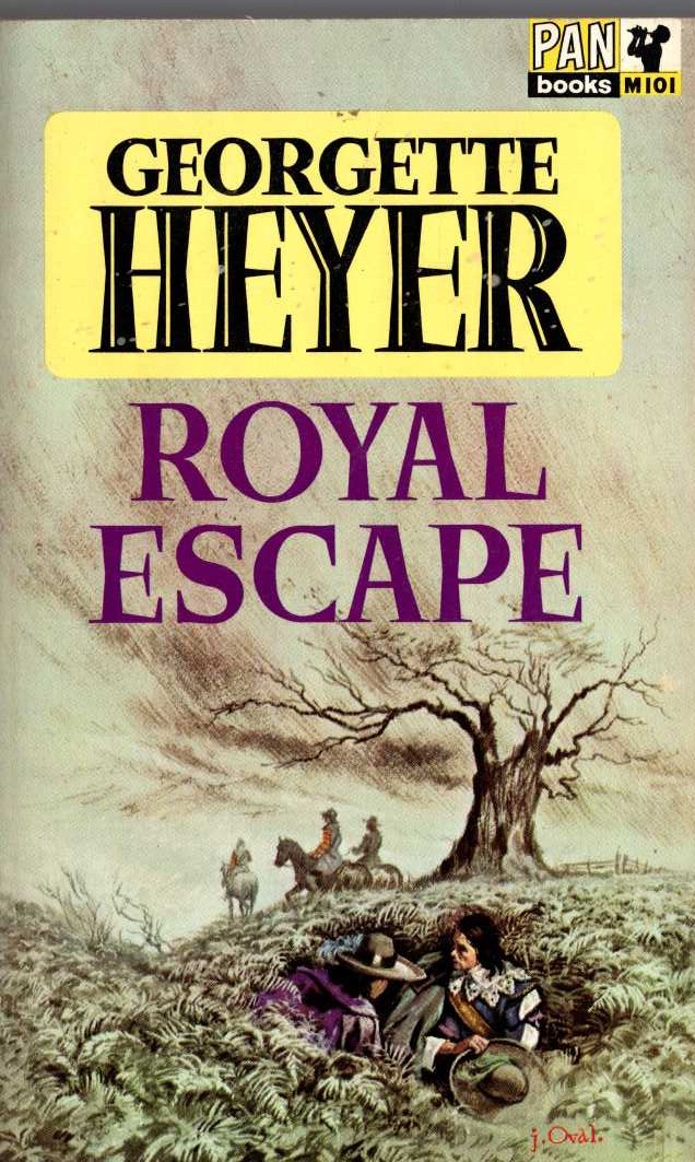 Georgette Heyer  ROYAL ESCAPE front book cover image