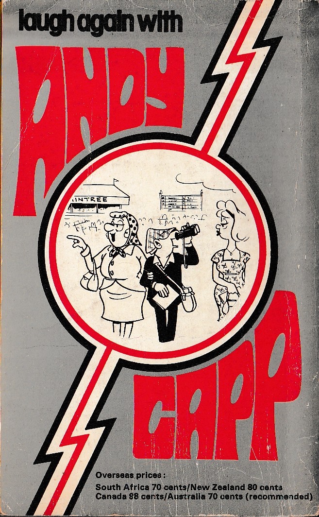 Reg Smythe  LAUGH AGAIN WITH ANDY CAPP No.16 magnified rear book cover image