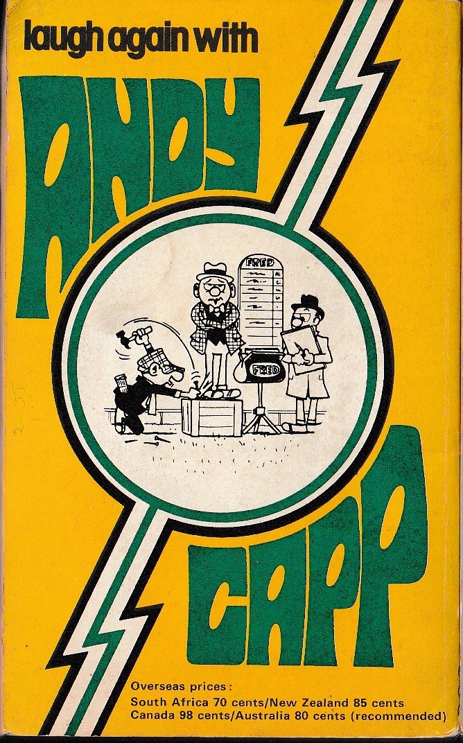 Reg Smythe  LAUGH AGAIN WITH ANDY CAPP No.15 magnified rear book cover image