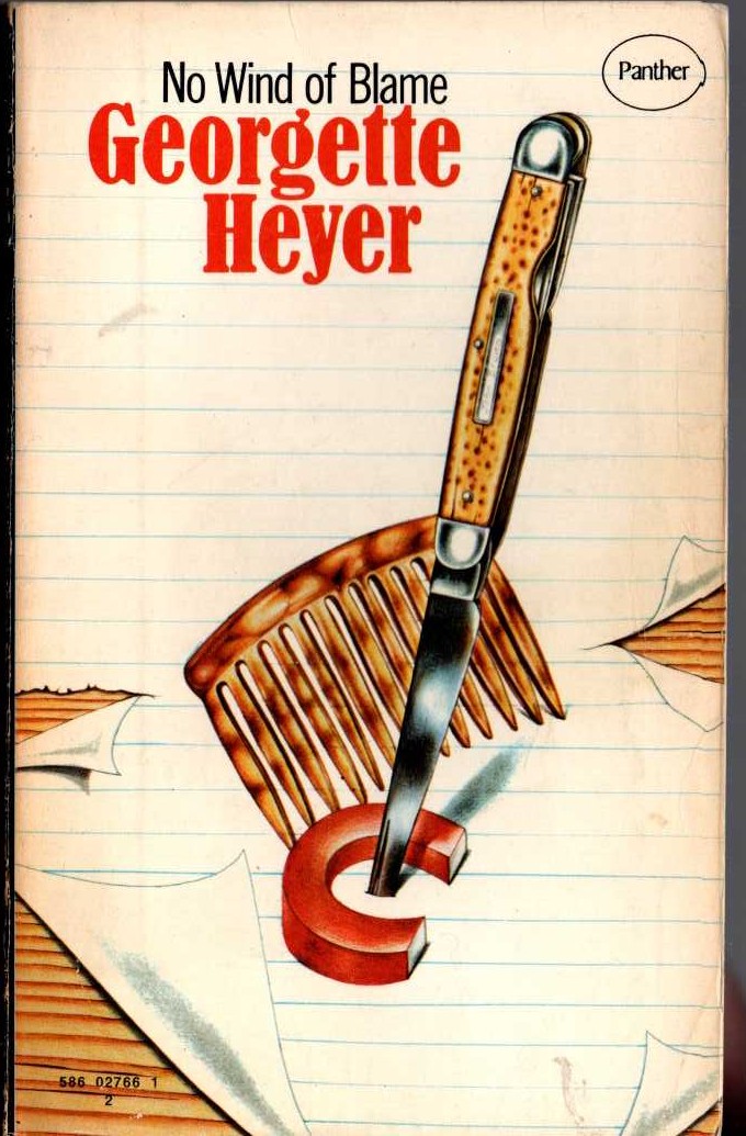 Georgette Heyer  NO WIND OF BLAME front book cover image